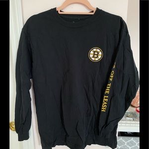 Boston Bruins Black Dog T-shirt